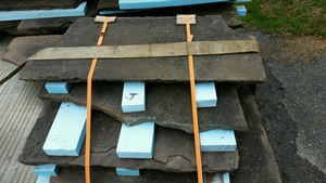 Blue Stone Sidewalk