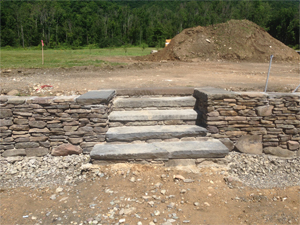 Blue Stone Stairs