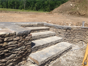 Blue Stone Stairs