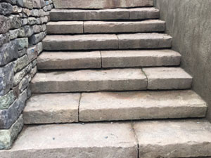 Blue Stone Wall