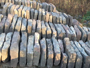 Blue Stone Wall