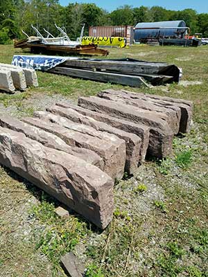 Blue Stone Wall