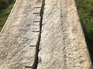Blue Stone Wall